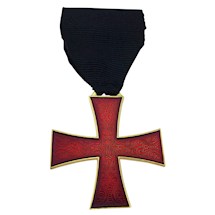 Knights of Malta Officer Jewel - Red Cross