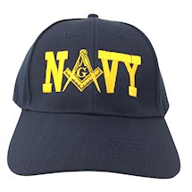 Masonic NAVY Ball Cap
