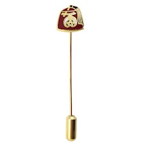 Red Fez Stick Pin