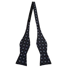 Silk Woven Forget-Me-Not Premium Bow Tie