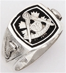 Past Master ring - 10013 - Sterling Silver