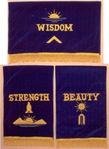 Masonic Pedestal Covers