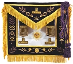 Masonic Grand Master Apron with Gold Metallic non-tarnish thread
