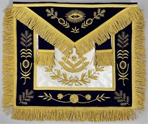 Grand Master Apron - Goldwork Bullion Emblem