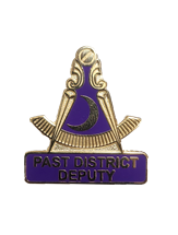 Past District Deputy Pin w/ Moon