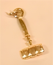 OES 10KYG Gavel Drop/Charm
