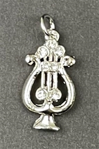 OES Musician Charm Goldtone