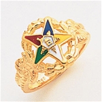 Order of the Eastern Star Ring Macoy Publishing Masonic Supply 8846