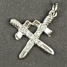 OES Sentinel Charm Goldtone