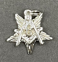 OES Worthy Patron Charm Goldtone