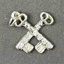 OES Treasurer Charm Goldtone
