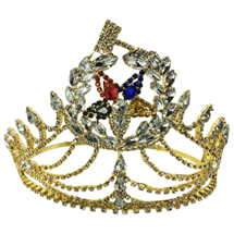 O.E.S. Grand Matron Crown Goldtone