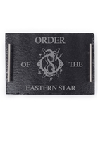 Eastern Star engraved Slate Tray