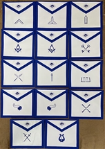 Masonic Officer Apron Economy Individual