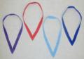 Double Rayon Silk Ribbon Masonic Jewel Hangers