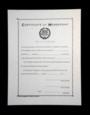 Amaranth Member Certificate