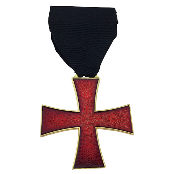 Knights of Malta Officer Jewel - Red Cross
