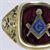 Masonic Ring - Forget Me not - 11001