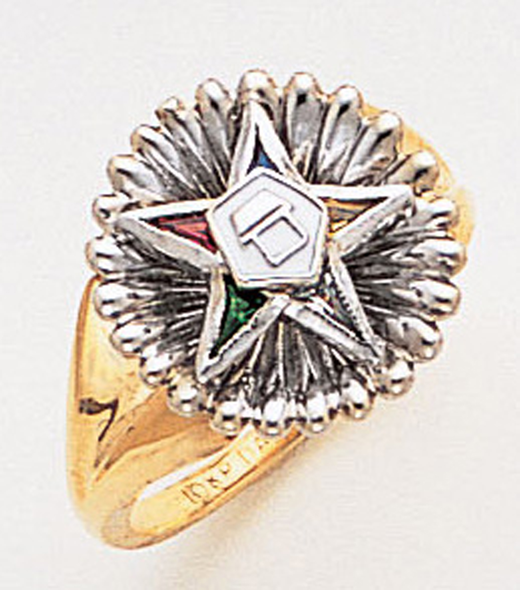 Order of the Eastern Star Ring Macoy Publishing Masonic Supply 3407