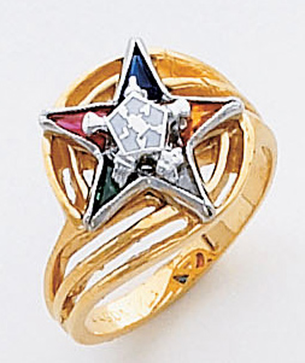 Order of the Eastern Star Ring Macoy Publishing Masonic Supply 5512