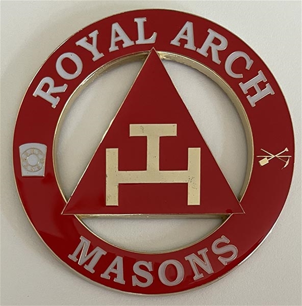 Cutout Royal Arch Mason Auto Emblem