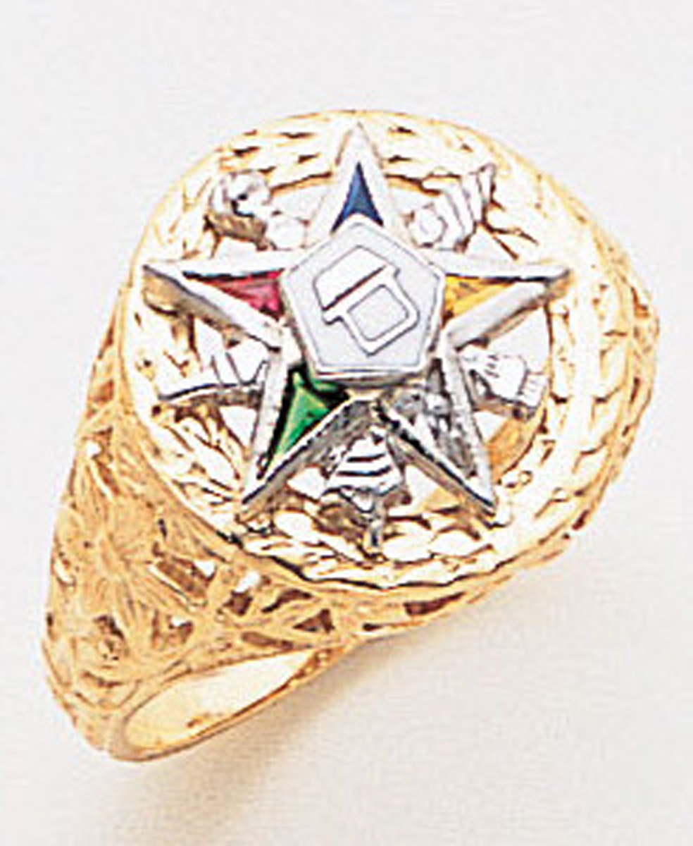 Order of the Eastern Star Ring Macoy Publishing Masonic Supply 8856