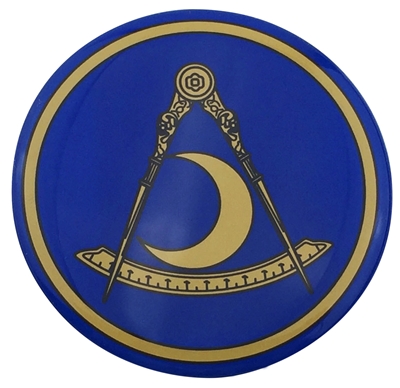 Past District Deputy Grand Master Emblem  2" Polymer