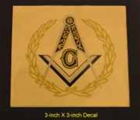 2" Masonic Decal