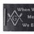 Masonic engraved Slate Tray