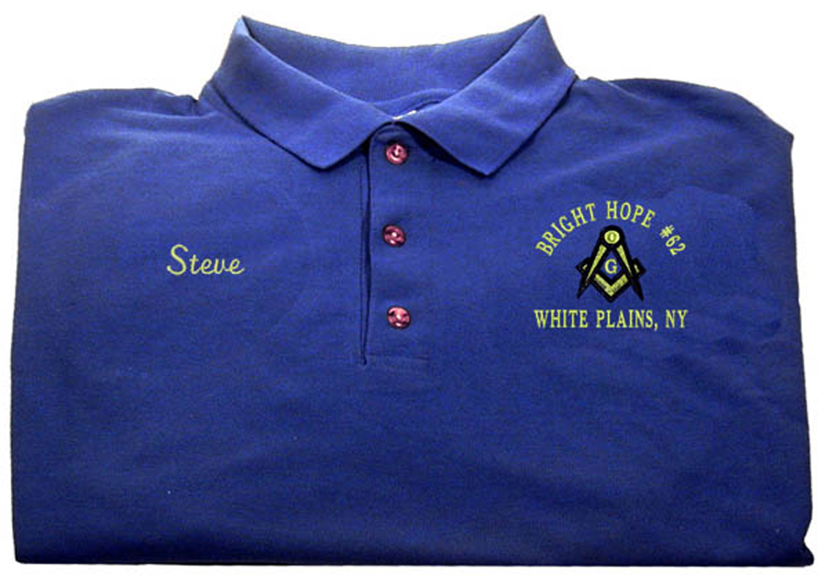 Kansas Masonic Blue Lodge Golf Shirt