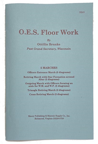 O.E.S. FLOOR WORK BY BRUNKE