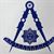 Masonic Past Master Apron - Royal Blue - Embroidered | Compasses and Quadrant