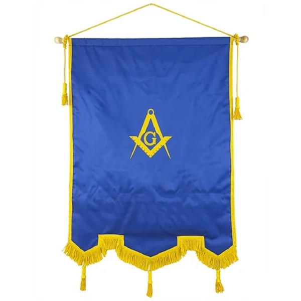 Masonic Banner with Emblem 24"x36"