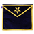 Purple Velvet Patron Apron — Non-Tarnish Embroidery