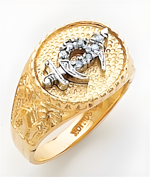 Masonic Shrine Ring Macoy Publishing Masonic Supply 3271SBL