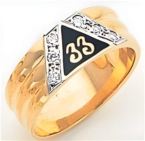 Masonic 33 Degree Scottish Rite Ring Ring Macoy Publishing Masonic Supply 5733D