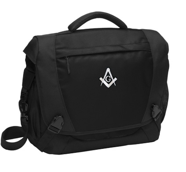 Black Computer case Messenger Bag