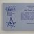 Masonic Dues Receipt Holder w/out Printing (50) | Blue | Sold AS IS