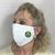 Amaranth White Face covering - Made in USA